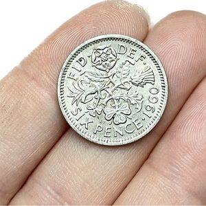 🎈$5 add on - 1960 SIX PENCE - Elizabeth II